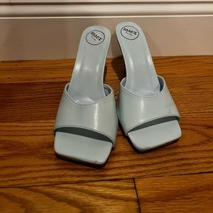 Light blue heels